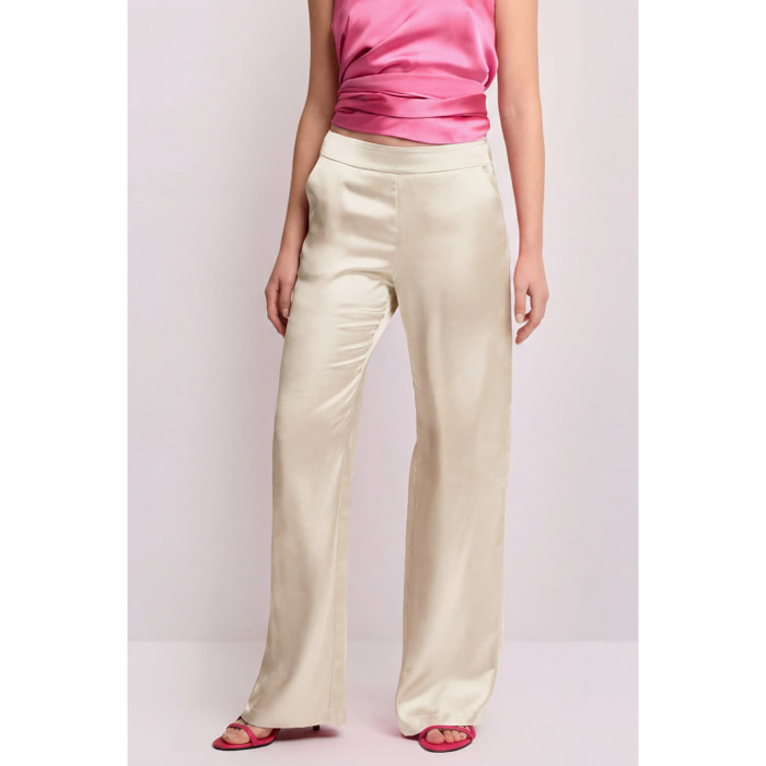 Kocca - Pantaloni eleganti a palazzo Donna, Tinta unita