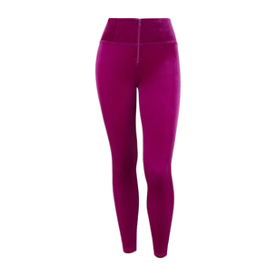 Pantaloni WR.UP® superskinny vita alta effetto velluto