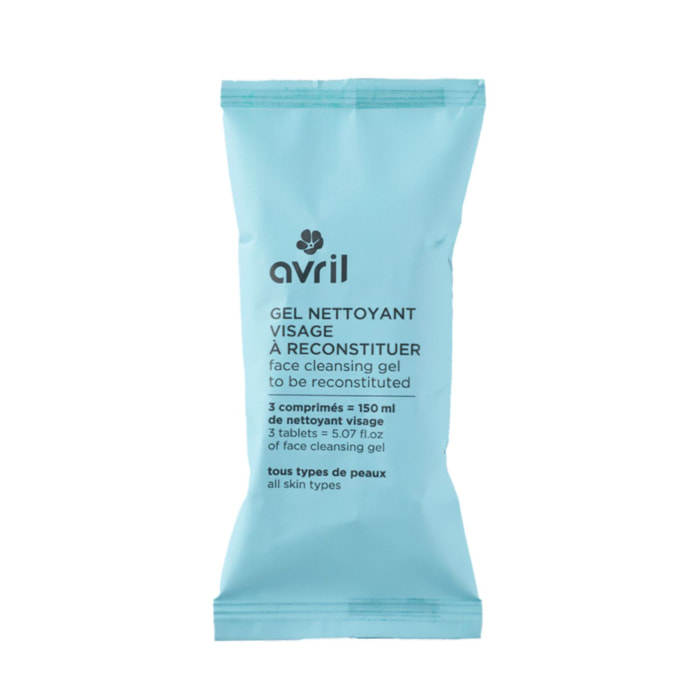 Gel Nettoyant Visage à Reconstituer - 3 Comprimés Nettoyant Visage