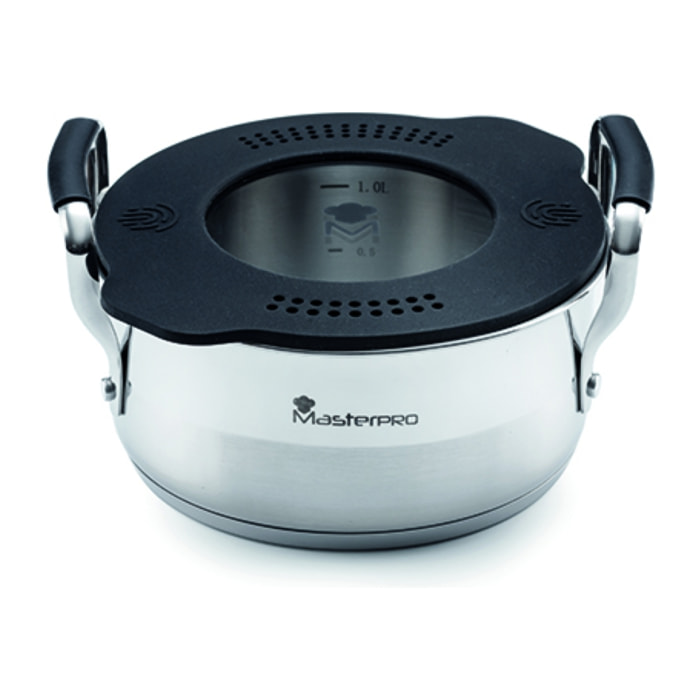 CACEROLA 16CM ACERO INOX IND C/TAPA SMART MP