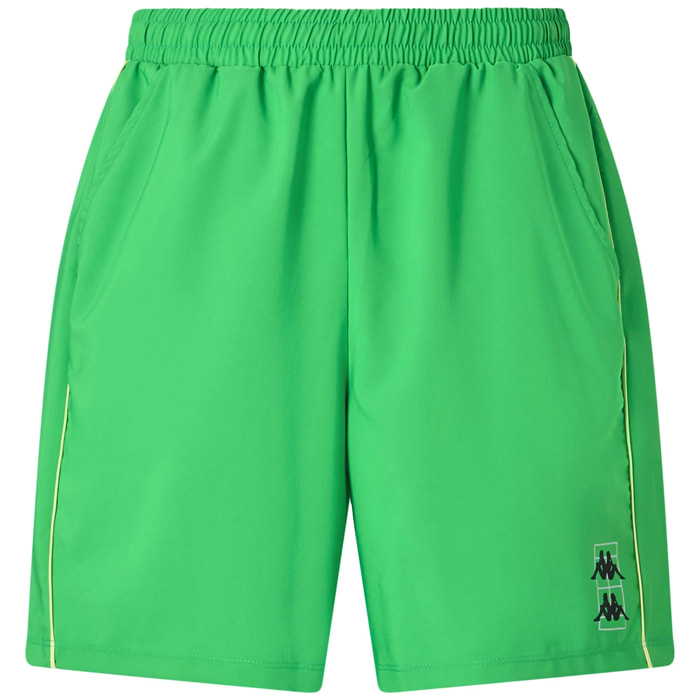 Kappa - Pantaloni Corti Uomo Verde - Kombat Padel Fivio