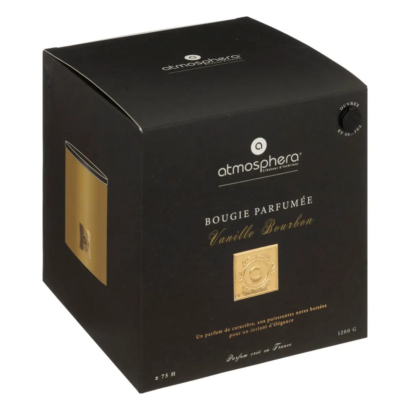 Bougie parfumée "Enzo" vanille 120g