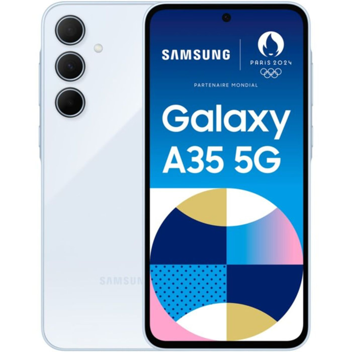 Smartphone SAMSUNG Galaxy A35 Bleu 256Go 5G