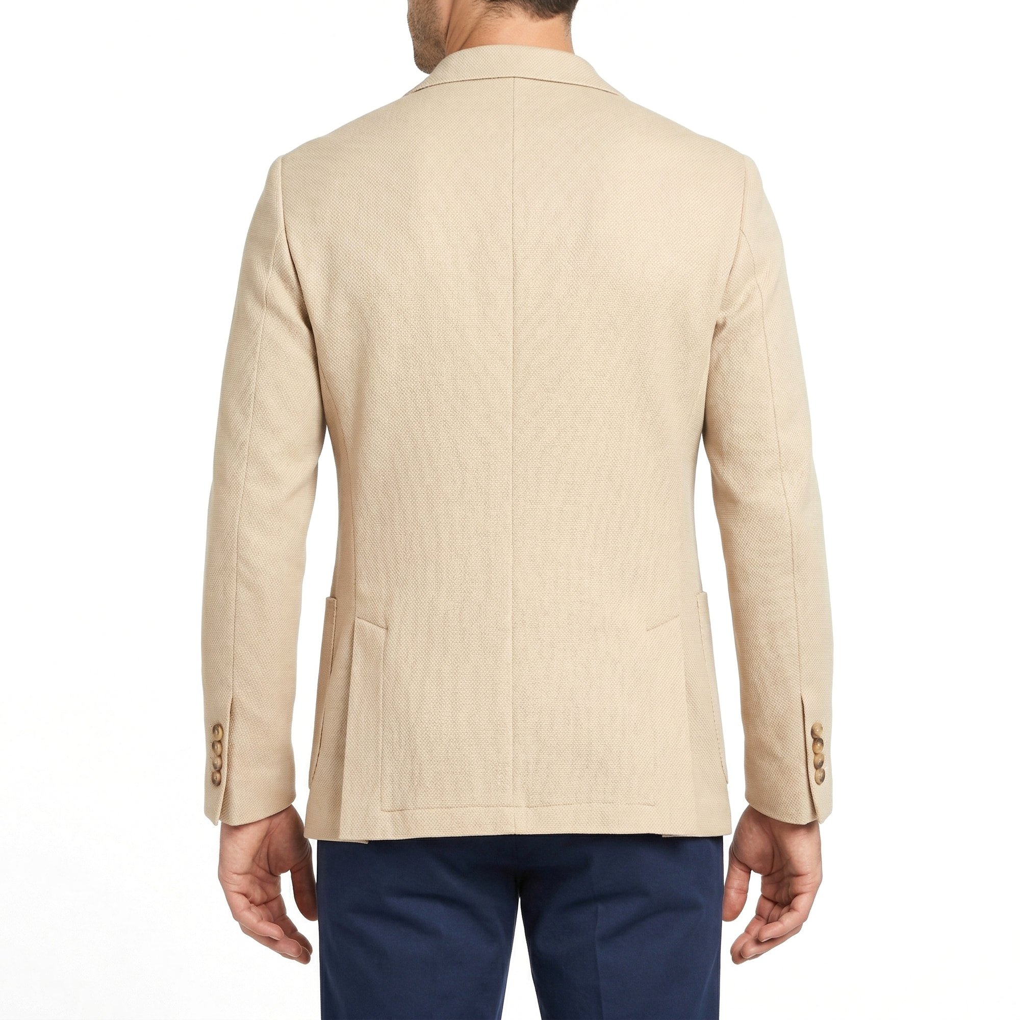 Giacca monopetto nido d'ape