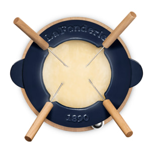 Fondue de hierro fundido para 4 personas MONT D'ARBOIS La Fonderie 1890 (tapa antisalpicaduras- 1,2 L)