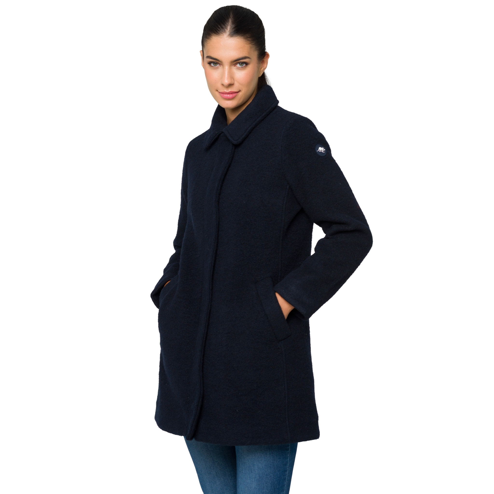 Cappotto Hot Buttered termico Akita blu navy