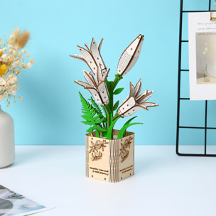 Modello in Legno 3D, design di Giglio. 136 pezzi.