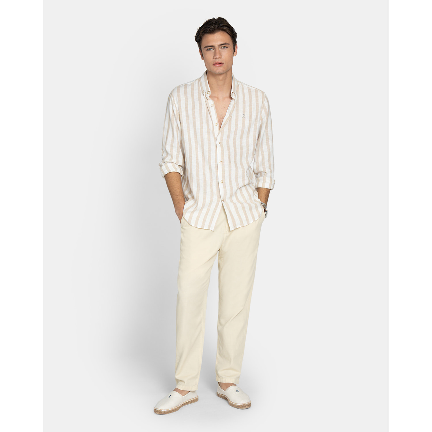 CAMISA SPIKED STRIPE