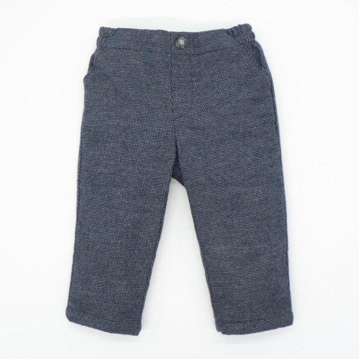 Pantalón estructura azul