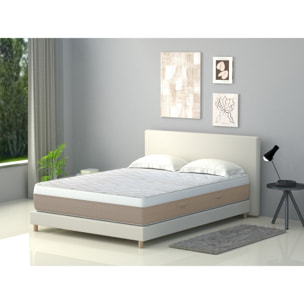 Materasso 800 molle Indipendenti e Memory Acquagel,ortopedico,140x200x25 cm