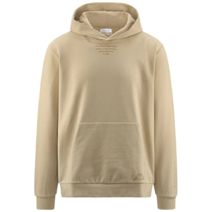 Felpe Kappa Uomo Logo Faetano Beige