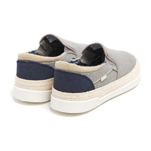 Bamba yute textil tipo slip-on Lois