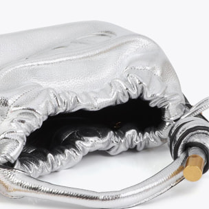 Piatto per caramelle dorato con logo ovale in rilievo