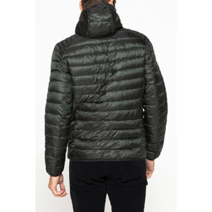 PIUMINO ULTRALEGGERO IN RIPSTOP CON CAPPUCCIO