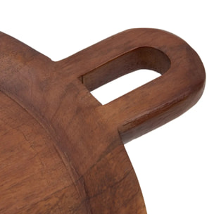 Assiette de présentation Nyero ronde 39x47cm marron