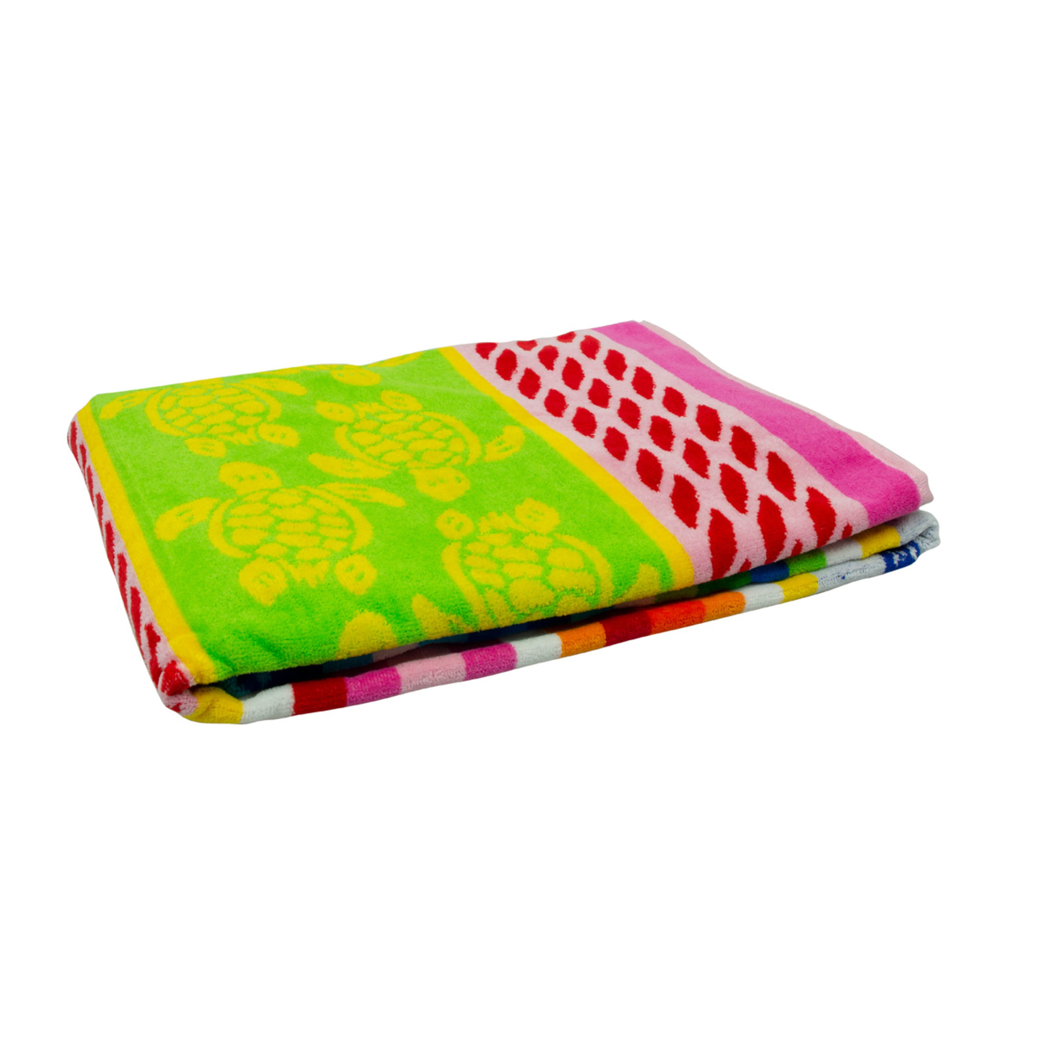 Telo Mare Spugna Jacquard Spiaggia Disegno Modica