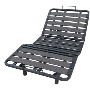 Lit Électrique Ergoflex avec chevet connecté| Sommier à lattes en bois de pin