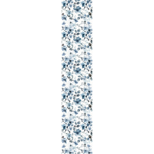 Papier peint intissé pré-encollé - AQUARELLES FLEURS GRIS-BLEU - 1 rouleau