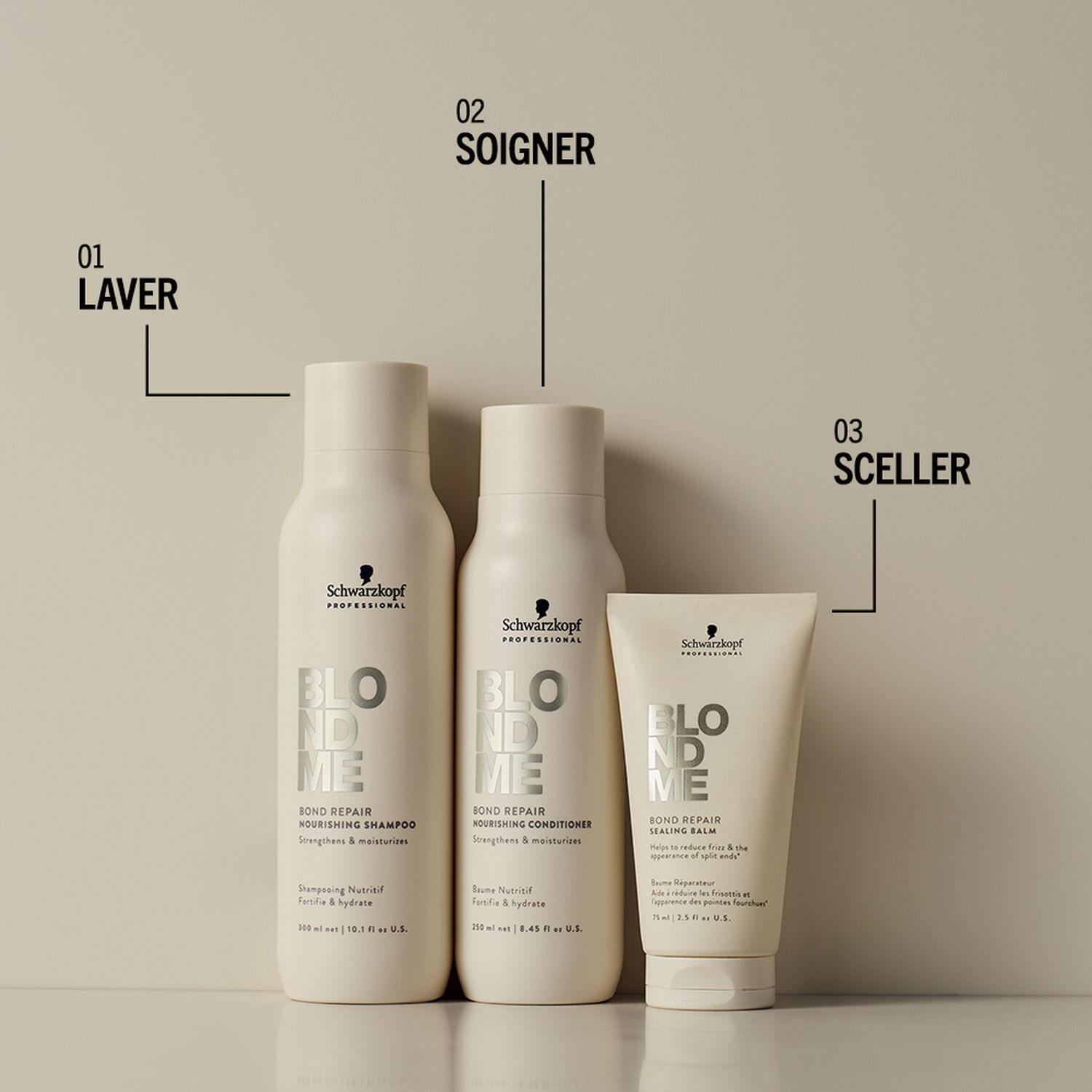 BlondMe - Shampooing Nutritif 300 ml