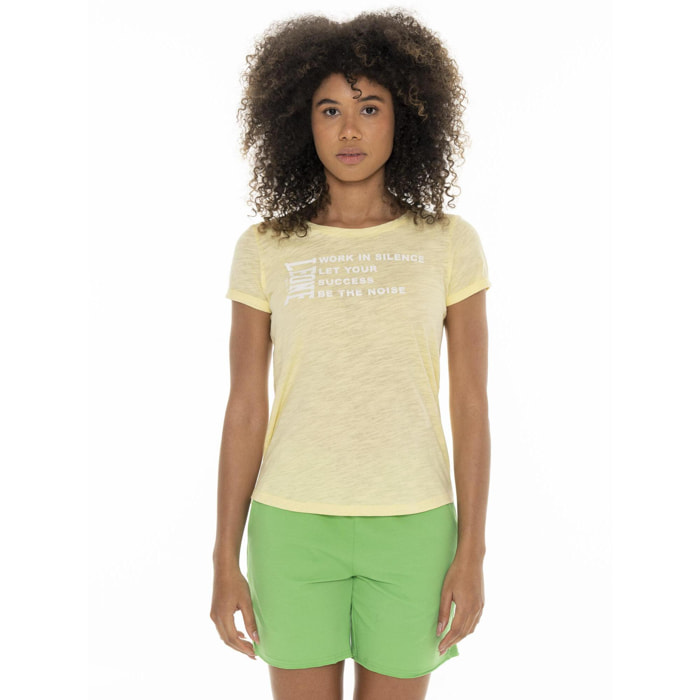 T-Shirt da donna stampa Silence Work