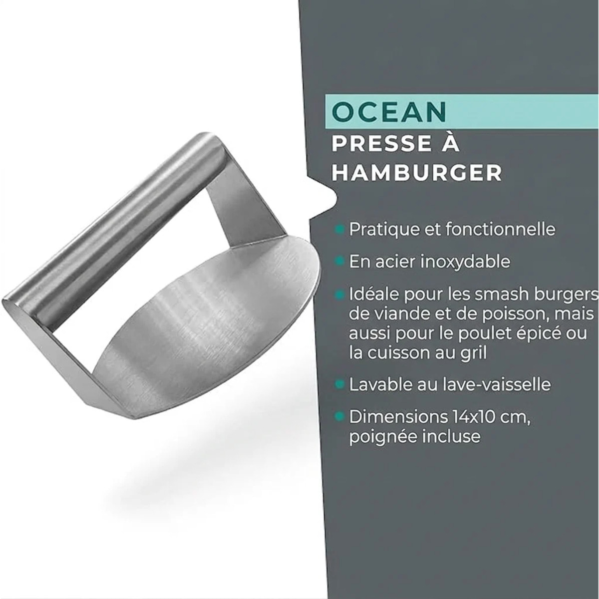 Presse à hamburger Fackelmann