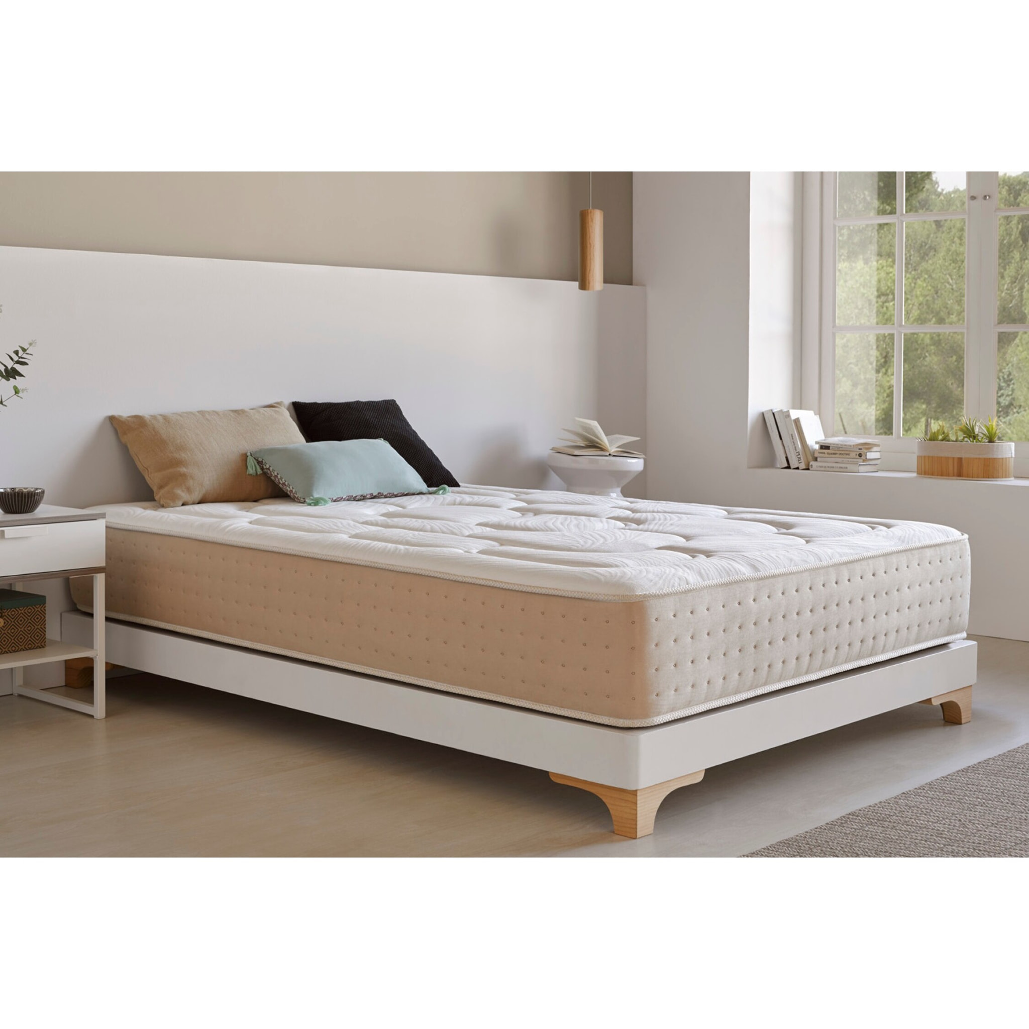 Matelas Royal Prime 30 cm, Ergonomique/relaxation, 2 places - Moonia