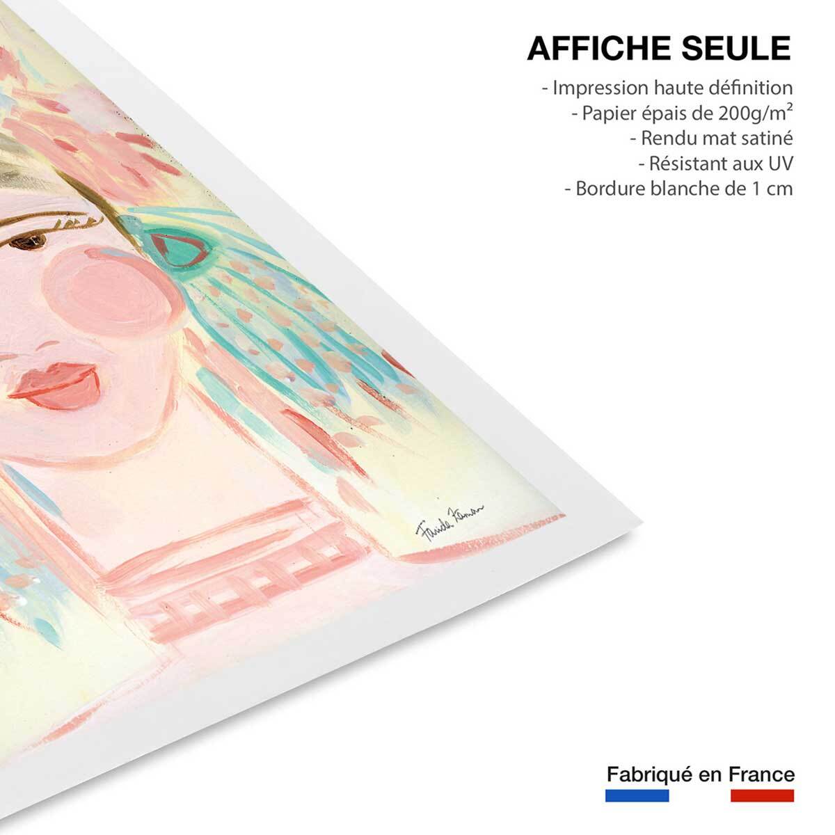 Affiche enfant visage Affiche seule