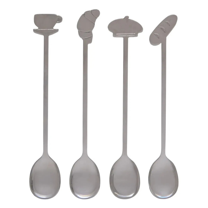 4 cuillères à café Fra L.14cm argent