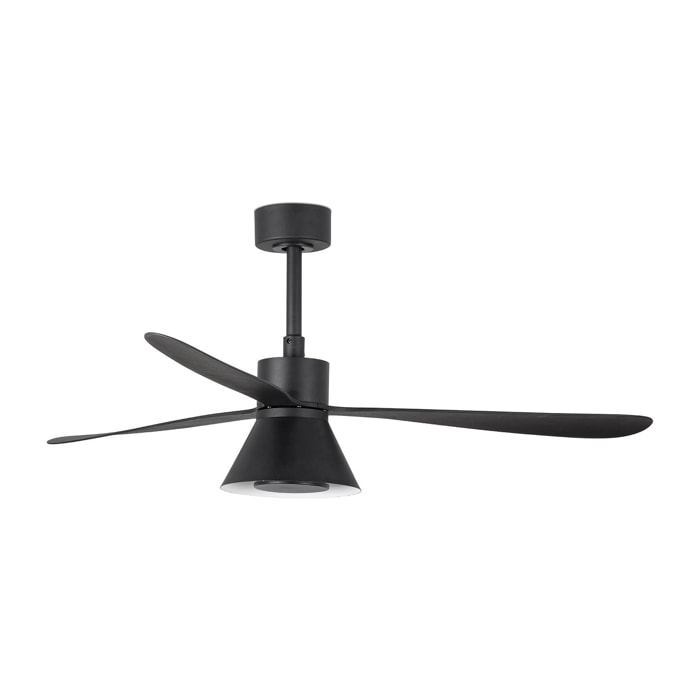 AMELIA L CONE LED ventilatore da soffitto nero