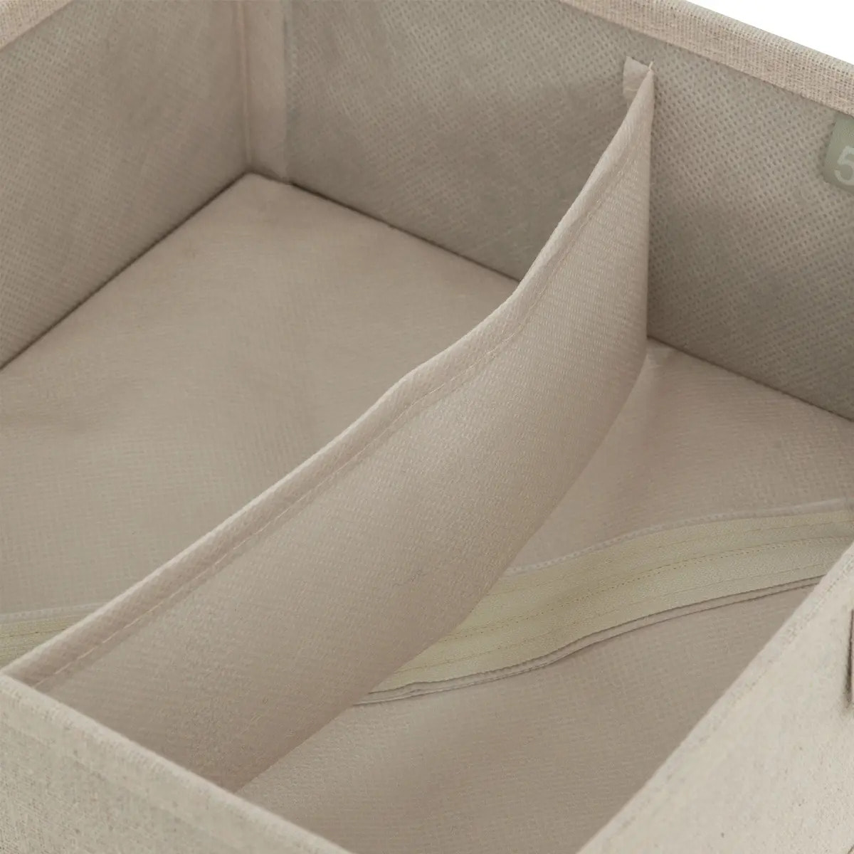 Rangement tiroir "Groomy" 2 compartiments beige 24x10,2cm