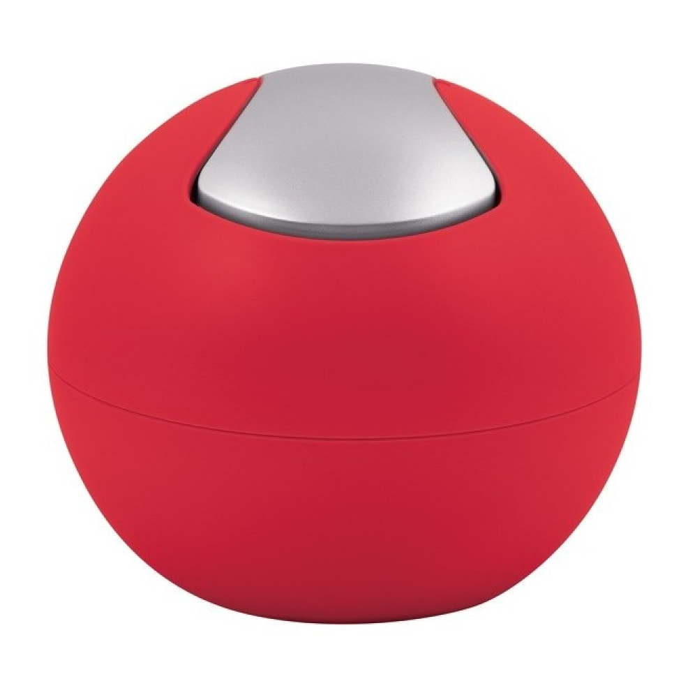 Poubelle à bascule BOWL MATT 1L Rouge mat Spirella