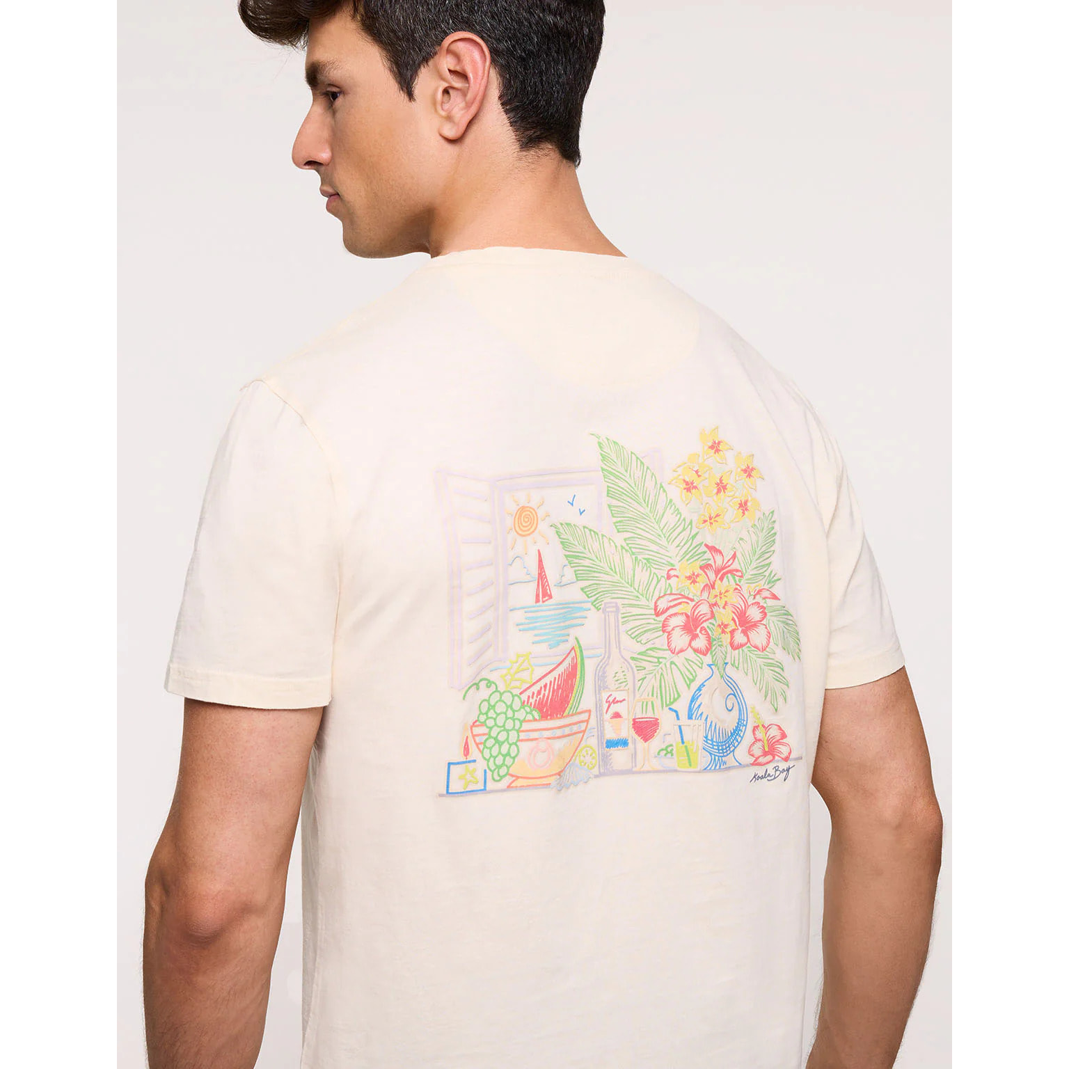 Camiseta Manga Corta Blanca - Hobatsam