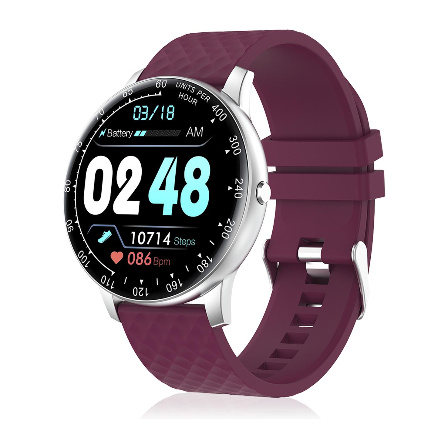 Braccialetto smart multisport H30 con cardiofrequenzimetro, quadrante personalizzabile