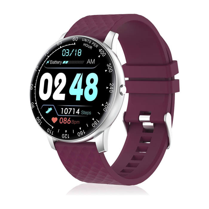 Braccialetto smart multisport H30 con cardiofrequenzimetro, quadrante personalizzabile