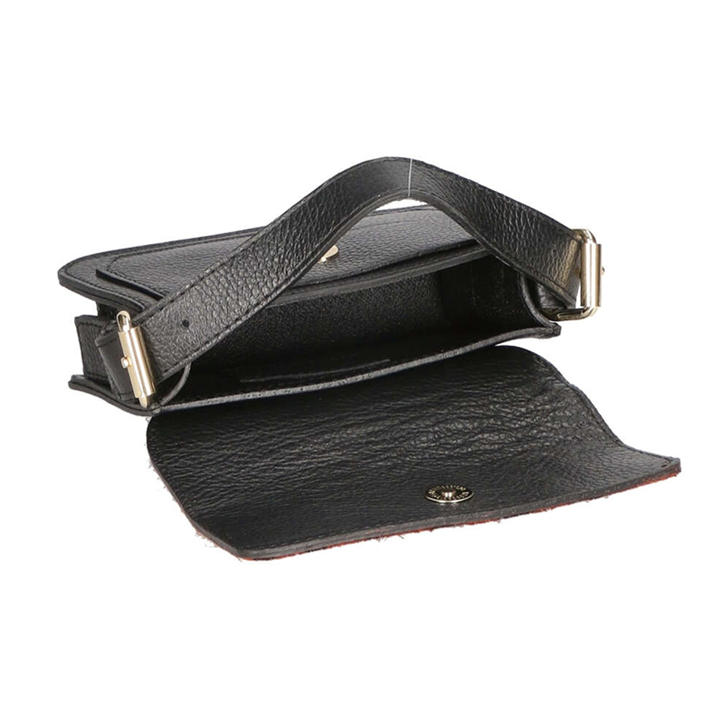 Borsa a mano da donna - Modello Aleide - Vera pelle - 18.0 x 11.0 x 6.5 cm