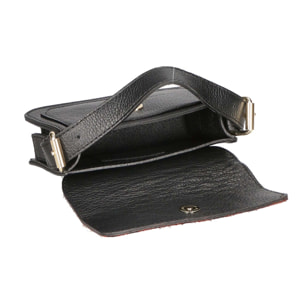Borsa a mano da donna - Modello Aleide - Vera pelle - 18.0 x 11.0 x 6.5 cm