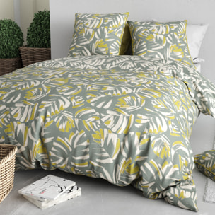 Parure Housse De Couette 3pcs 100% Coton 57 Fils NAOMI