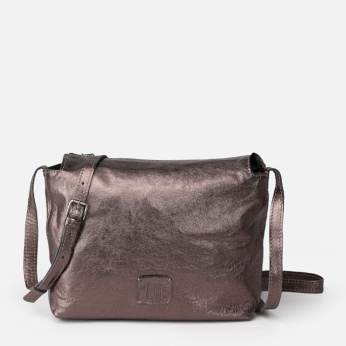 Bandolera BIBA Chester Smog de piel