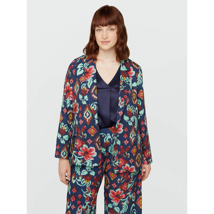 Fiorella Rubino - Blazer estampado - Azul