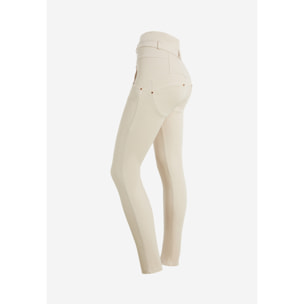 Pantaloni WR.UP® in tessuto navetta con vita stile bustier