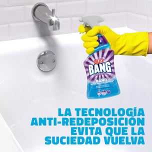 Cillit Bang - Spray Baño ultra brillo y limpieza, fórmula biodegradable - Pack 3x 750ml