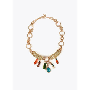 Collana elementi acrilici colorati