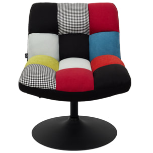 Fauteuil Pivotant Anton Patchwork