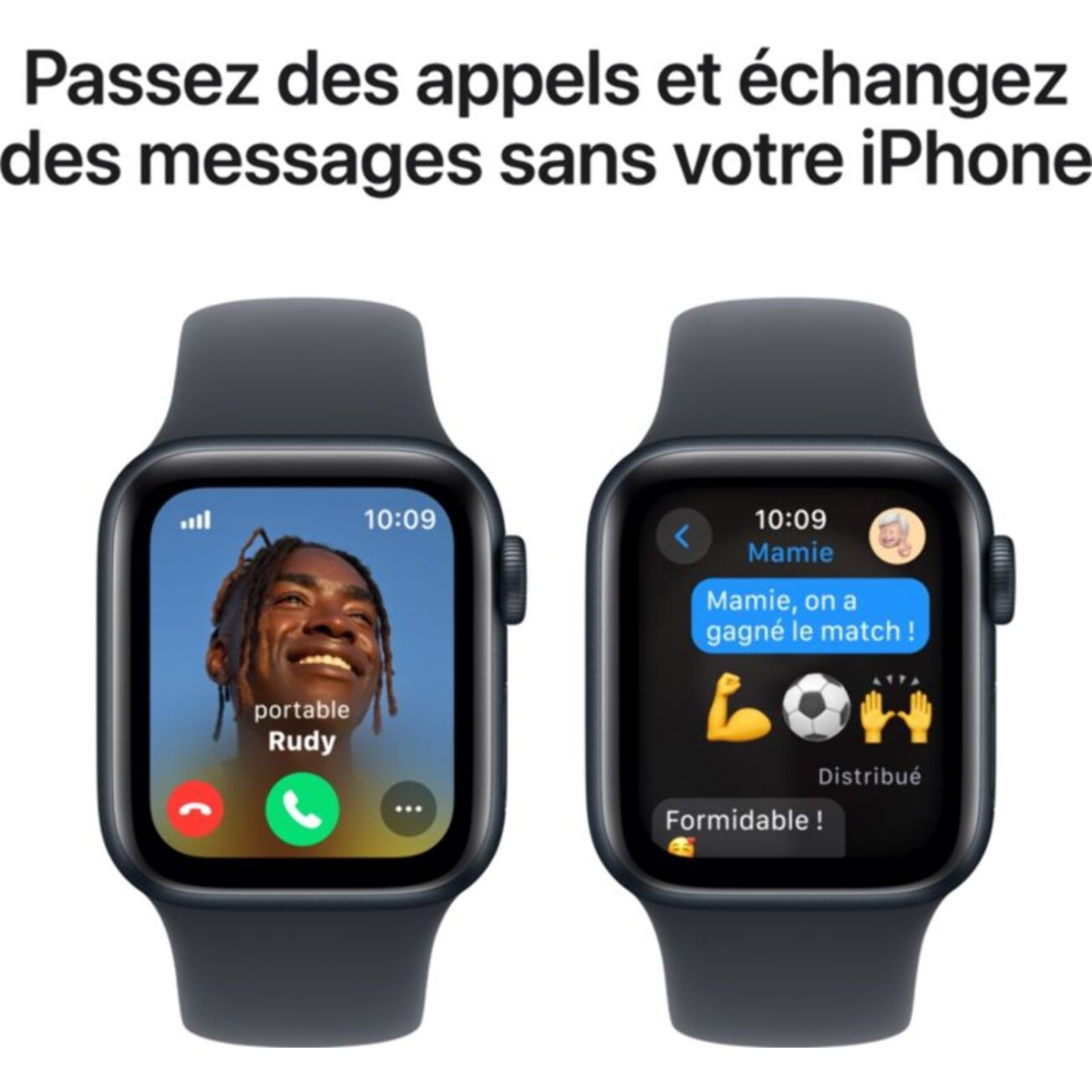 Montre connectée APPLE WATCH SE 40mm Minuit M/L Cellular