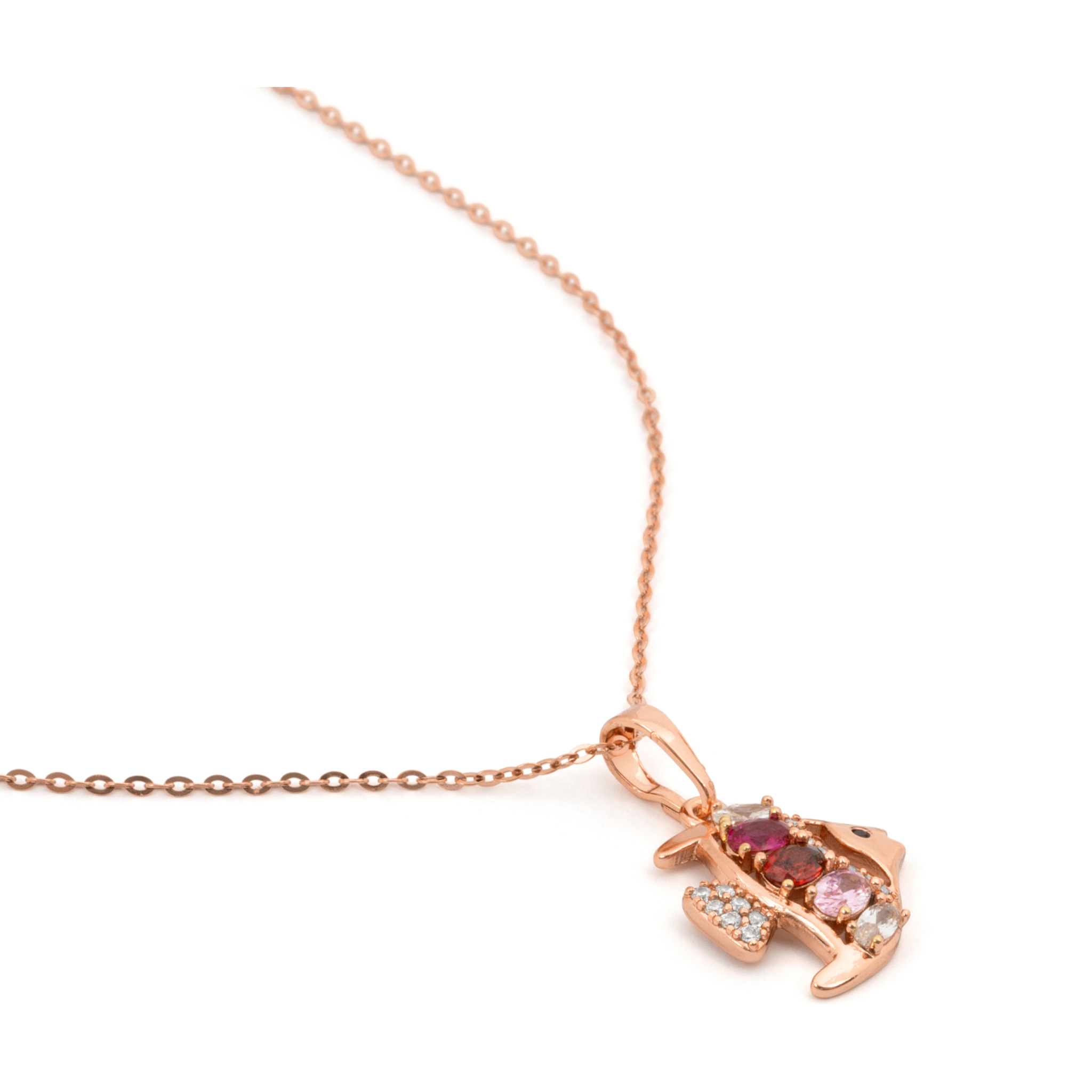 Collar Mahdas acabado oro rosa 18k