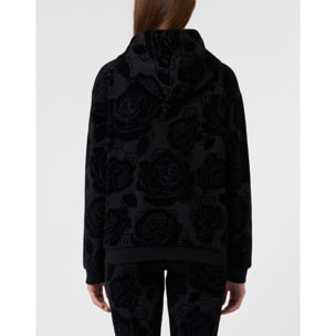 PHILIPP PLEIN Sudadera con cremallera y capucha MONOGRAM