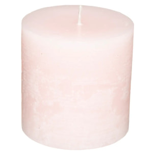 Bougie rustique rose clair 220g