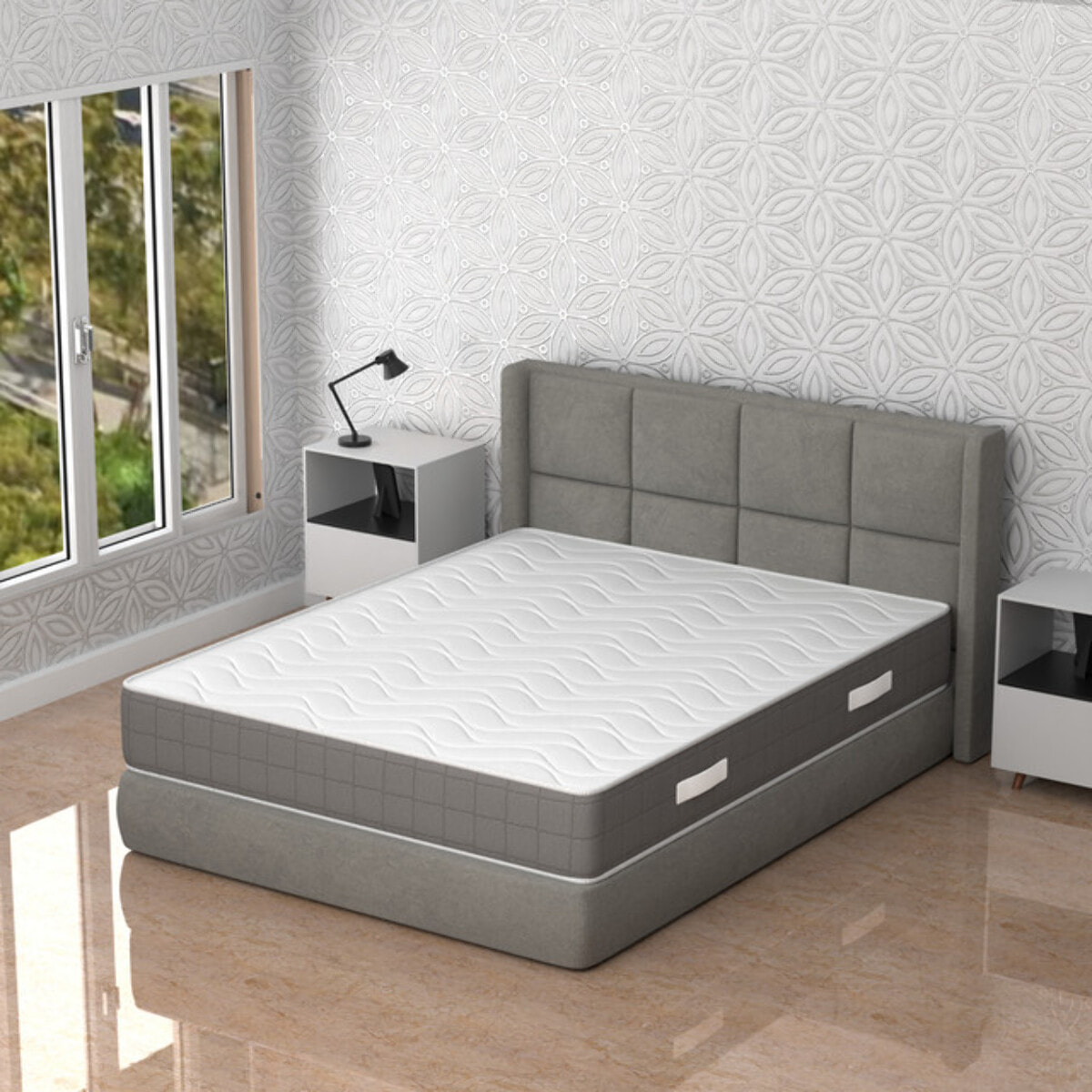 Materasso MemoryFoam Ipertraspirante Ortopedico 80x190x20