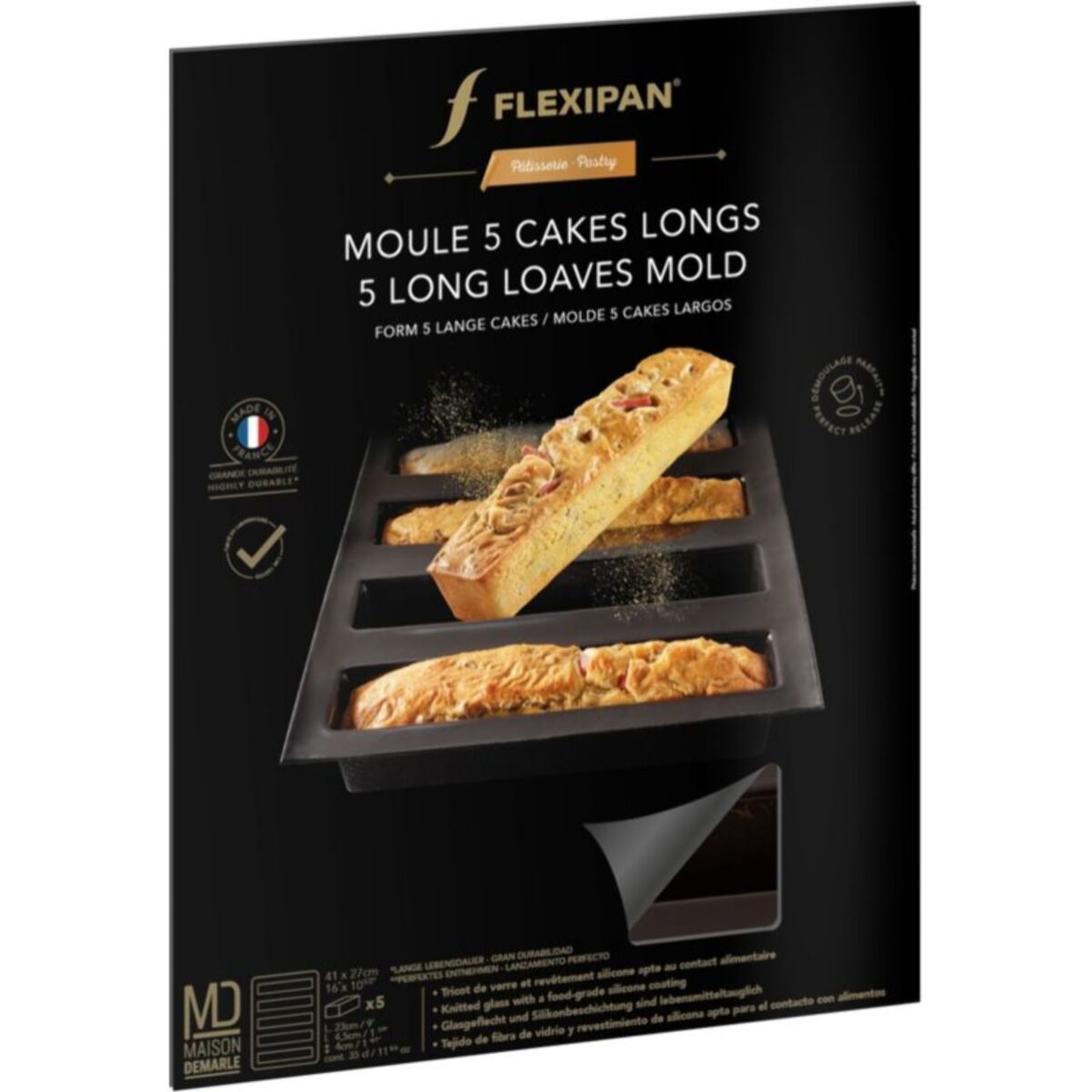 Moule à cake FLEXIPAN 5 cake longs