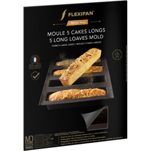 Moule à cake FLEXIPAN 5 cake longs